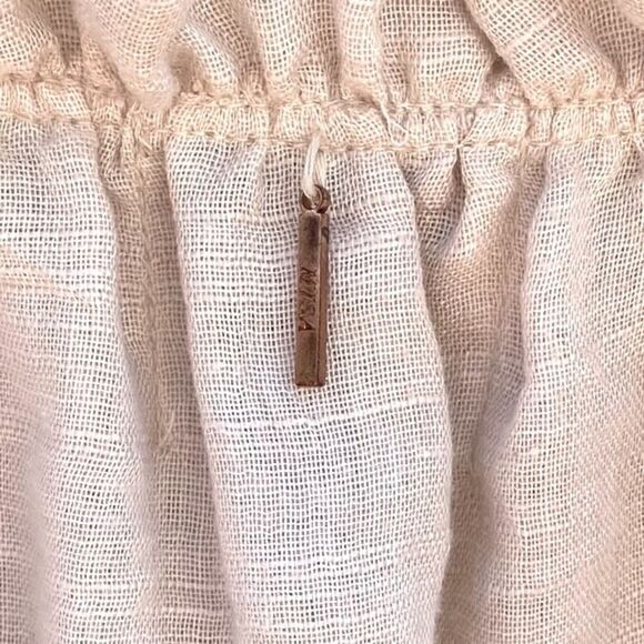 MISA LOS ANGELES Cream Three-Quarter Sleeve Peasant Blouse. Size XS. EUC! - Picture 4 of 8